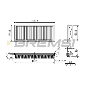 BREMSI FA1046