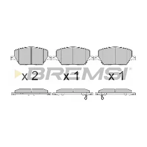 BREMSI BP3657