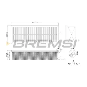 BREMSI FA0215