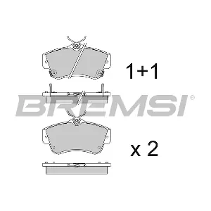 BREMSI BP2908