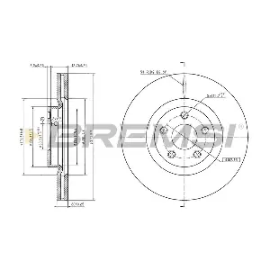 BREMSI CD8844V