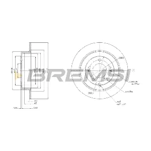 BREMSI CD8772S