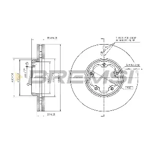 BREMSI CD9059V