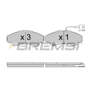 BREMSI BP2998TR