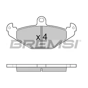 BREMSI BP3033