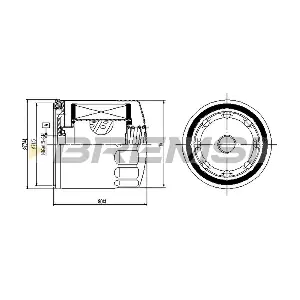BREMSI FE1497