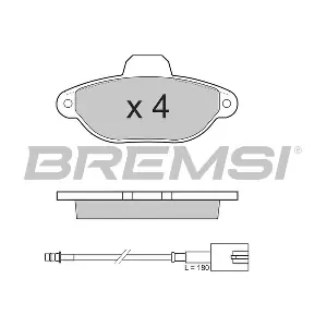 BREMSI BP3326