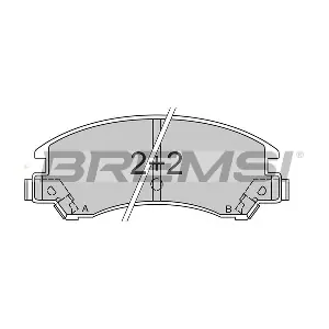 BREMSI BP2358
