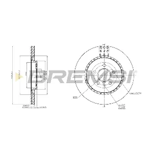BREMSI CD8383V