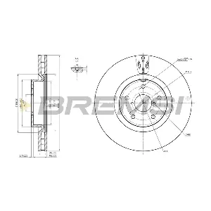 BREMSI CD7749V
