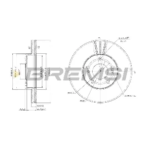BREMSI CD6600V