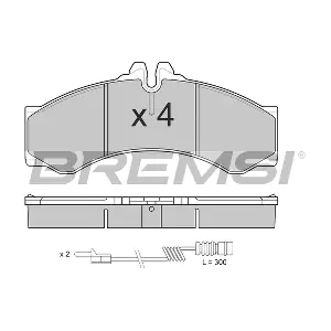 BREMSI BP2681