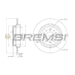 BREMSI CD7079S