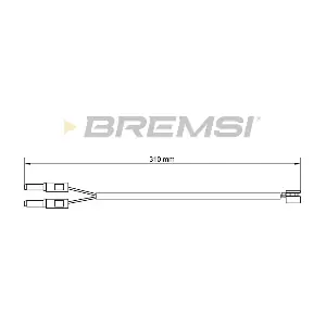 BREMSI WI0672