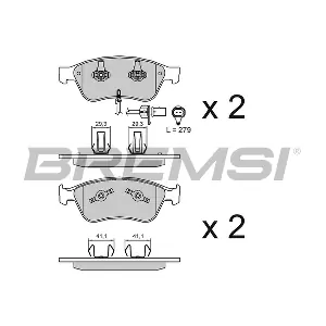 BREMSI BP3137