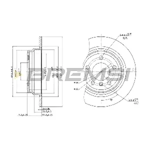 BREMSI CD6835S