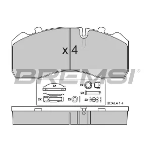 BREMSI BP7284