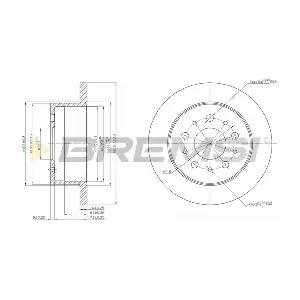BREMSI CD7144S