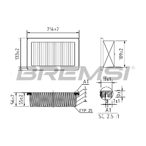 BREMSI FA0558