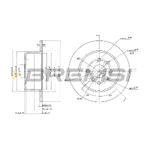 BREMSI CD6329S