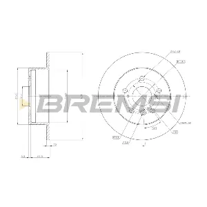 BREMSI CD7980S