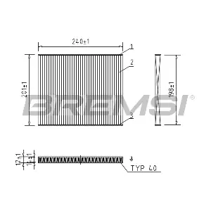 BREMSI FC0975