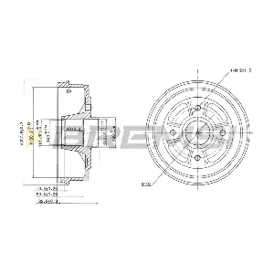 BREMSI CR5168