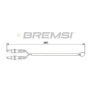 BREMSI WI0654