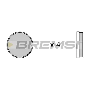 BREMSI BP2067