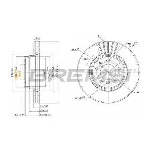 BREMSI CD6624V