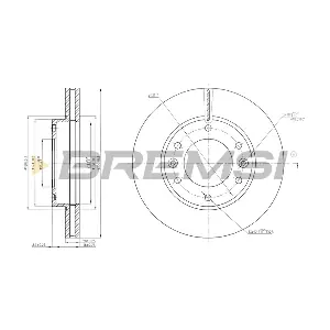 BREMSI CD7612V