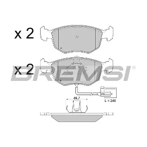 BREMSI BP2707