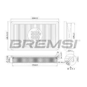 BREMSI FA2116