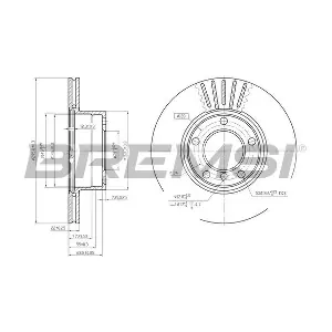 BREMSI CD6834V