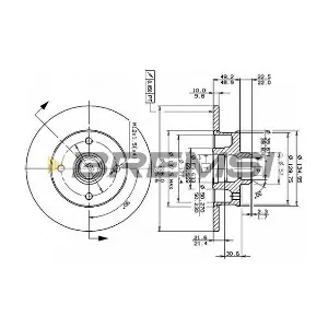 BREMSI CD6137S
