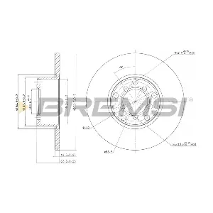 BREMSI CD6007S