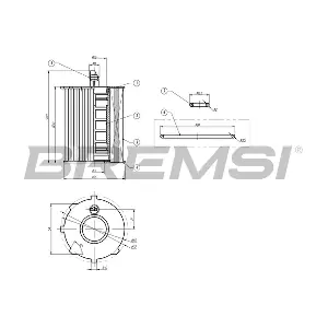 BREMSI FL0022