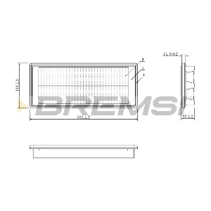 FA1087 BREMSI