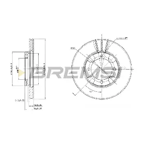BREMSI CD6293V