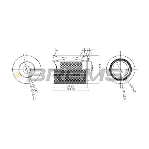 BREMSI FA2328