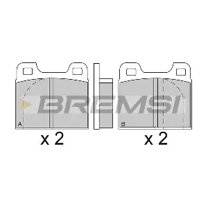 BREMSI BP2088