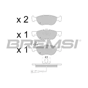 BREMSI BP2666