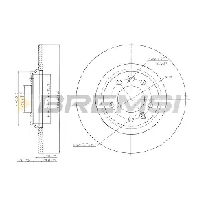 BREMSI CD7275S