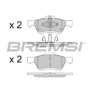 BREMSI BP3567