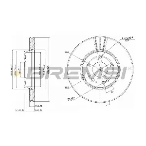 BREMSI CD6588V
