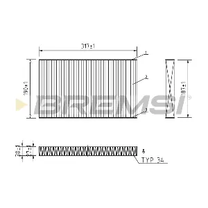 FC1568C BREMSI
