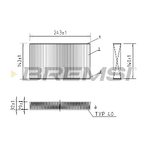 BREMSI FC2419