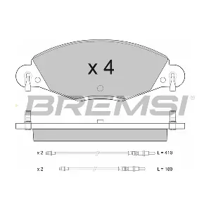 BREMSI BP2937