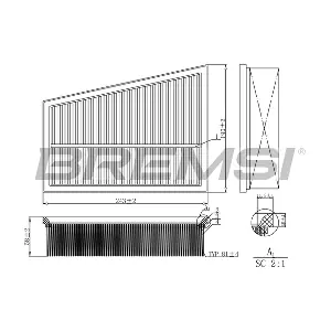 BREMSI FA0580
