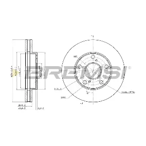 BREMSI CD6702V